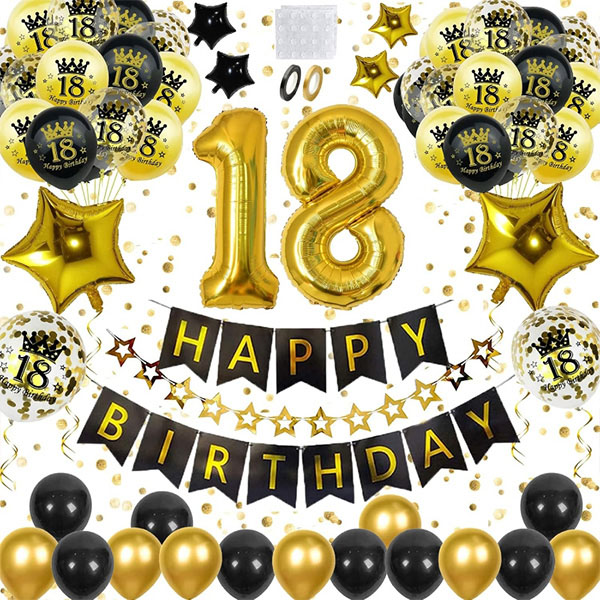 18 ลูกโป่งวันเกิด