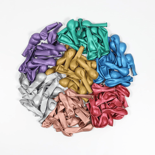 ลูกโป่งยางเมทัลลิกขนาด 5 นิ้ว