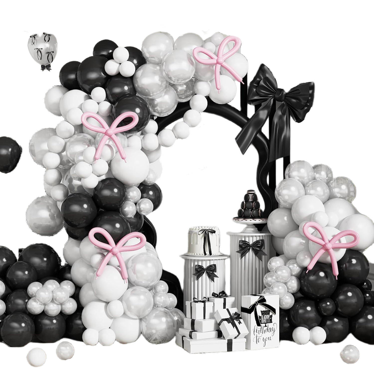 Bow Balloon Arch Arch Garland