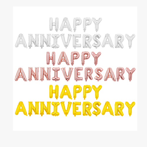 ลูกโป่งฟอยล์สุขสันต์วันครบรอบ