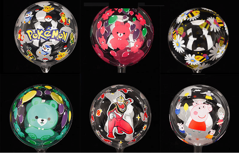 Cartoon printed bobo balloon