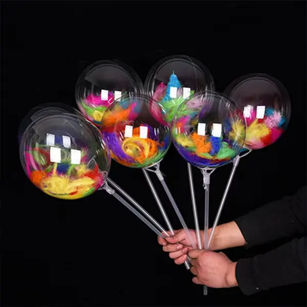 ลูกโป่ง LED Bobo ไส้ขนนก