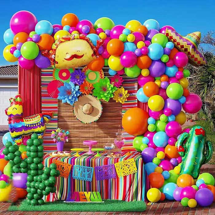 ชุดบอลลูน Fiesta Balloon Mexican Arch Garland