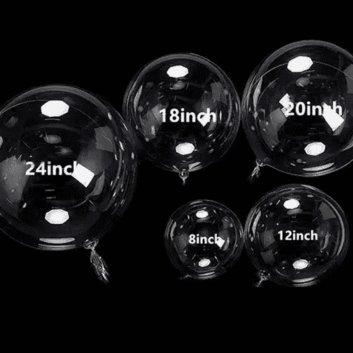 ลูกโป่งโบโบ้แบบใส